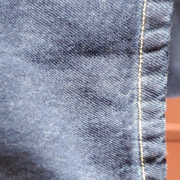 Land's End blue jeans relaxed fit traditional waist size 18P - Picture 9 of 11